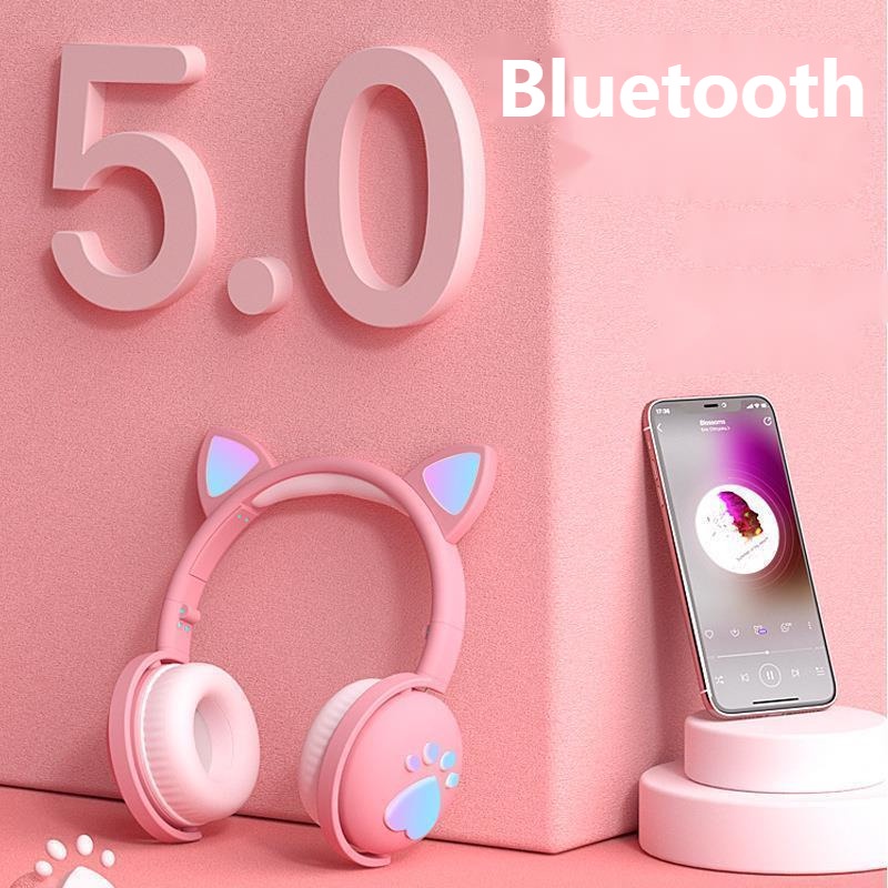 Tai Nghe Chơi game bluetooth 5.0 Không Dây Có Đèn led Và mic Cho Điện Thoại