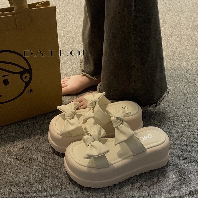 DAILOU Dép sandal nữ dép quai hậu nữ Đế Dày 2023 NEW thoải mái mềm mại dép đế cao  B98G1PO 35Z230829