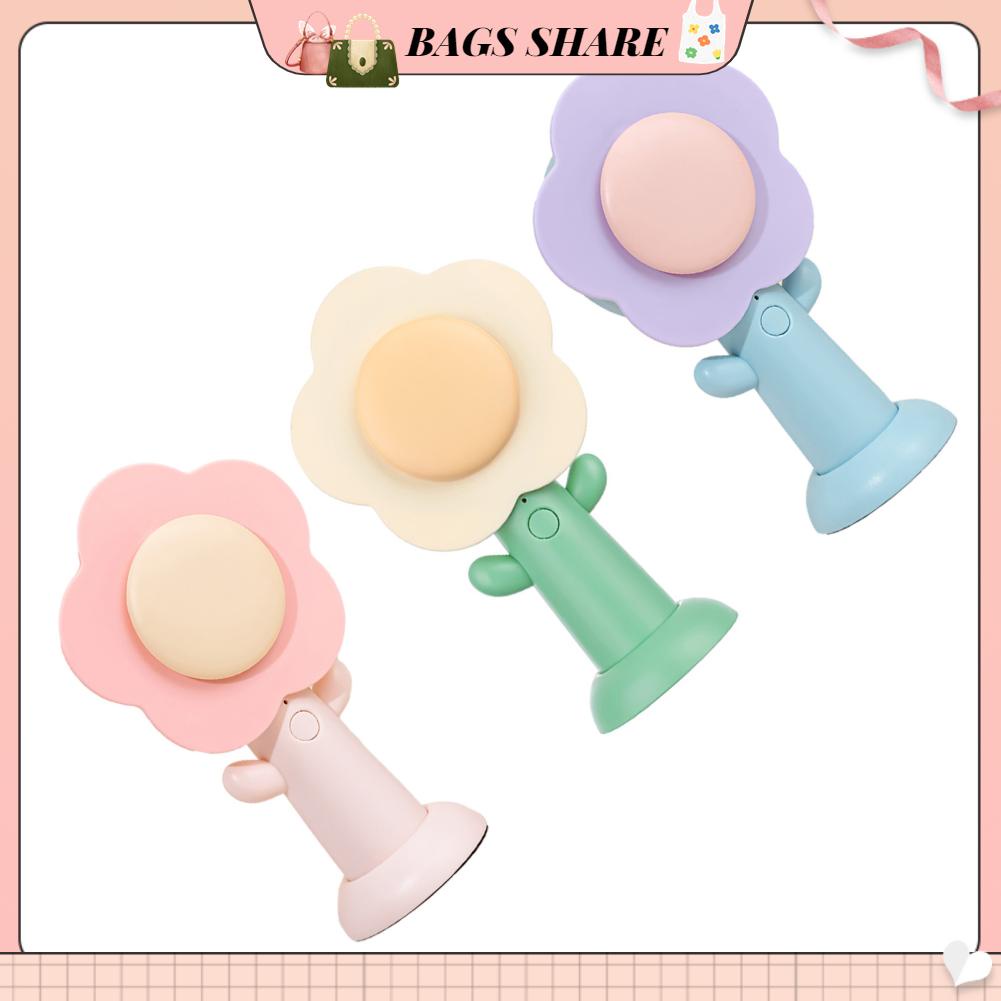 EverythingWell Quạt cầm tay mini hình bông hoa dễ thương Gió mạnh USB có thể sạc lại bàn nhỏ cho văn phòng tại nhà du lịch