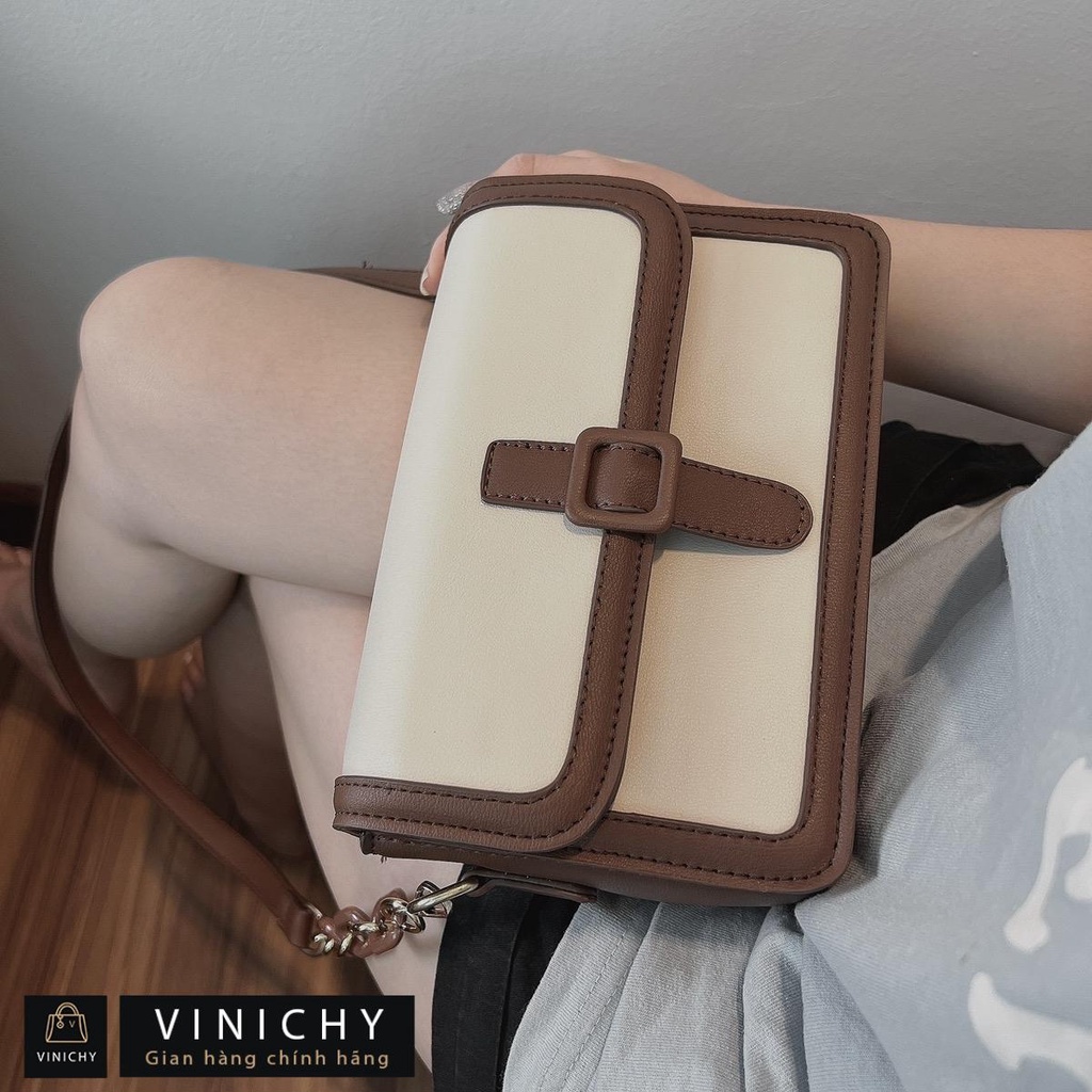 Túi xách nữ đeo chéo, đeo vai, đi chơi, đi học VINICHY size 20cm HA367