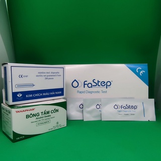 Bộ test nhanh HIV tại nhà ( có che tên)  dễ sử dụng, đơn giản, chính xác, Test HIV FaStep - lalamo_ shop