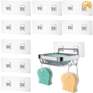 Trong suốt móc treo đồ dán tường tự dính chắc chắn