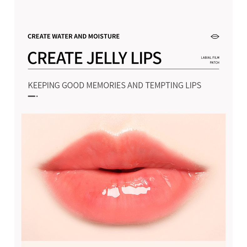 Set 5 Mặt Nạ Môi Chiết Xuất Cam / Bơ / Dâu Tây Dưỡng Ẩm Làm Sáng Màu Môi