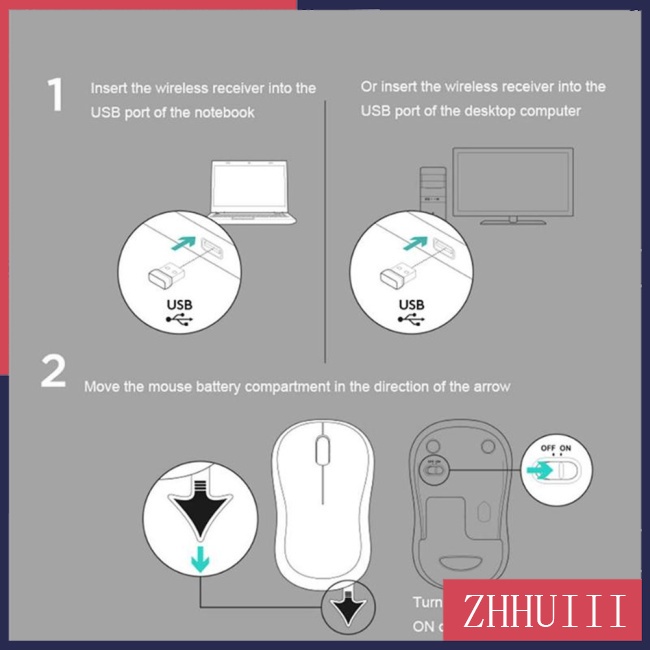 Chuột không dây jt m185 2.4ghz usb 1000dpi