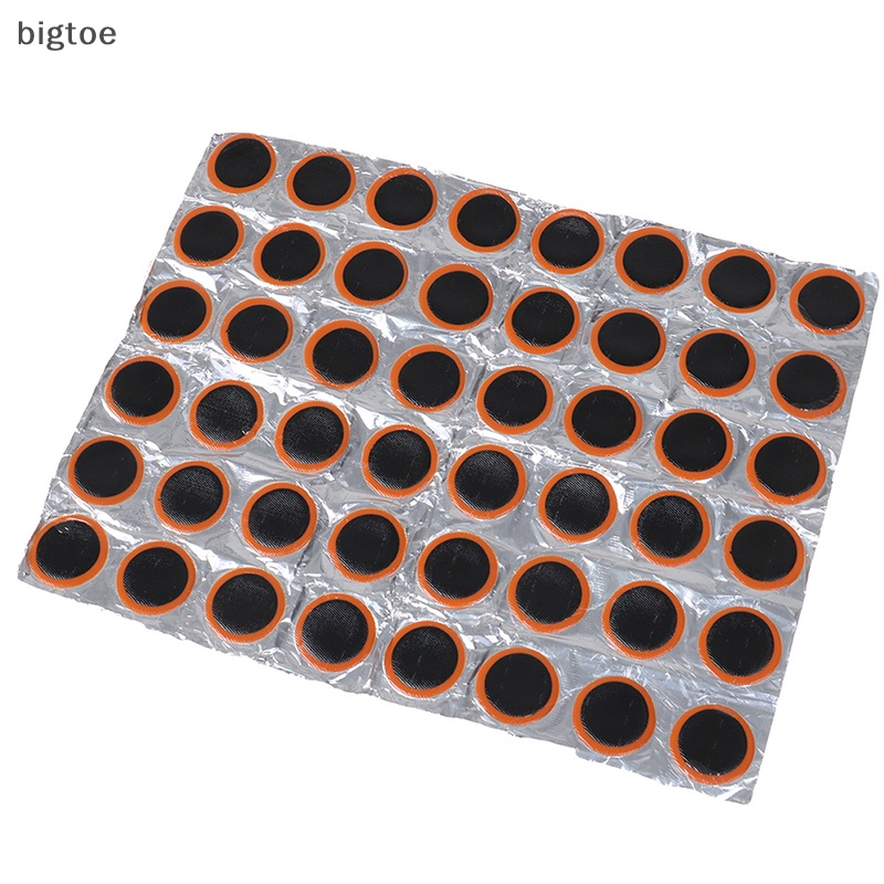 Bigtoe Set 48 Miếng Cao Su Vá Lốp Xe Đạp Hình Tròn 25mm