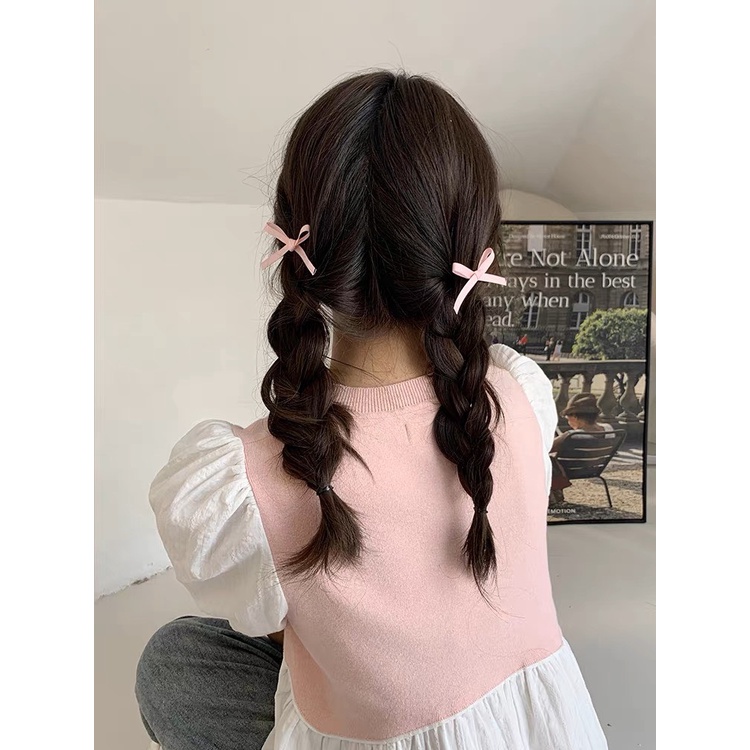 Kẹp Tóc Đính Nơ Ruy Băng,Kẹp Ruy Băng phong cách Hàn Quốc Jennie Blackpink  HaminStore