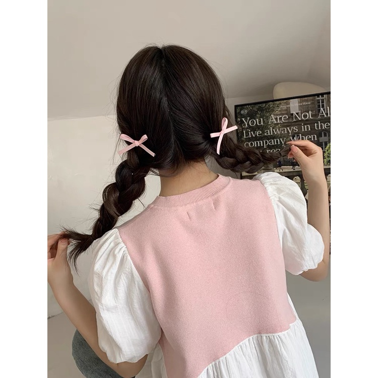 Kẹp Tóc Đính Nơ Ruy Băng,Kẹp Ruy Băng phong cách Hàn Quốc Jennie Blackpink  Mybaby