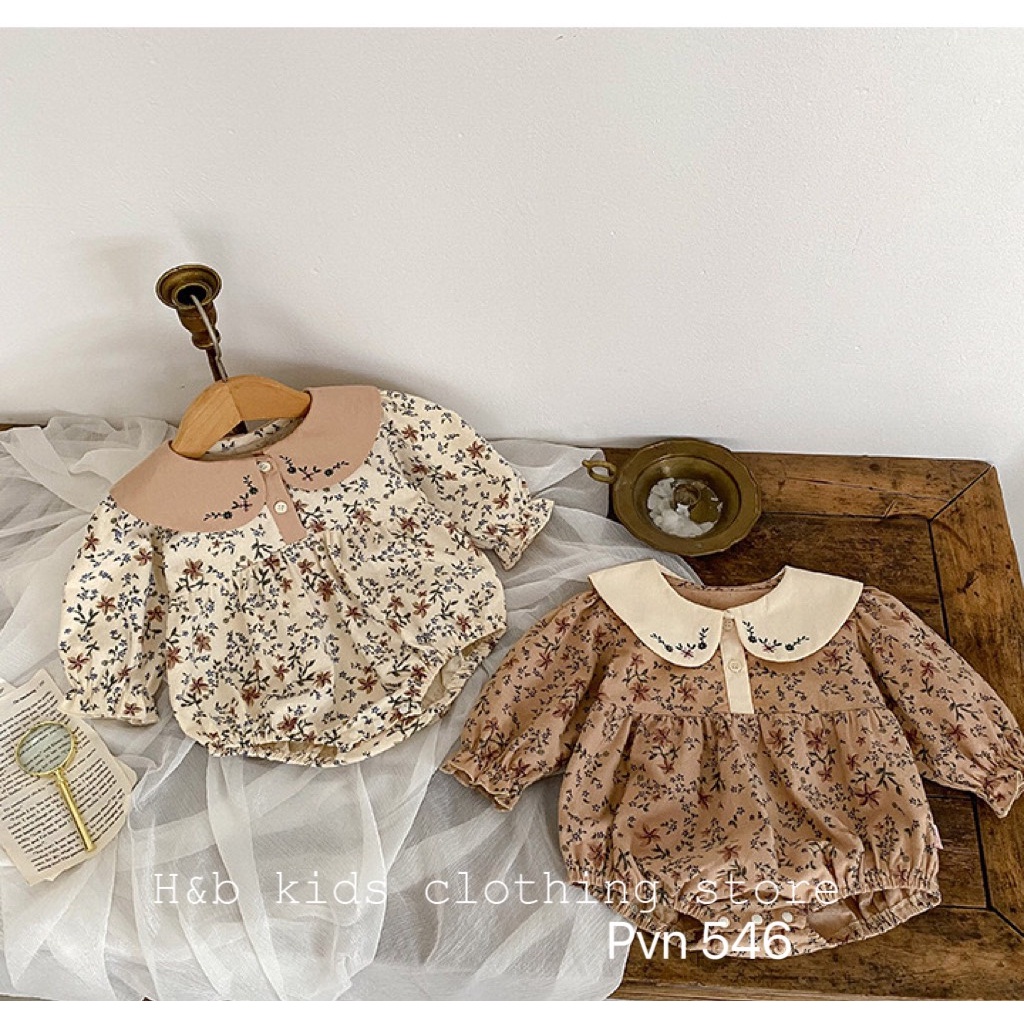 SALE BỘ BODY DÀI TAY HOA NHÍ BÉ GÁI DỄ THƯƠNG
