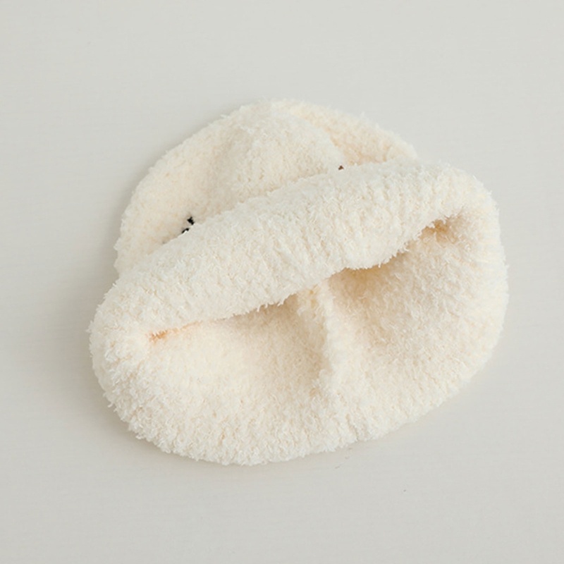 Mũ Len Beanie Thêu Hình Gấu Dễ Thương Cho Bé