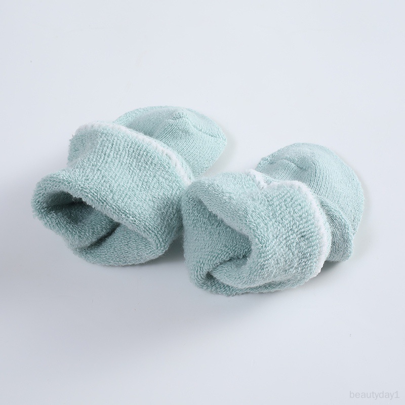 Vớ cotton Màu Trơn Đơn Giản Thoáng Khí Chống Trượt Dành Cho Em Bé