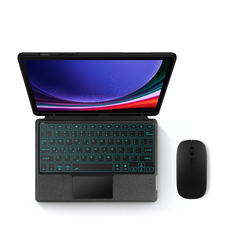 Bao Da Máy Tính Bảng Có Bàn Phím bluetooth Cho samsung galaxy tab s9 11.0 sm-P710 Smx716B sm-J718U touchpad Ốp