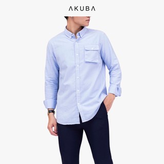  Áo sơ mi Akuba công sở form slimfit chất cotton thấm hút tốt 2811