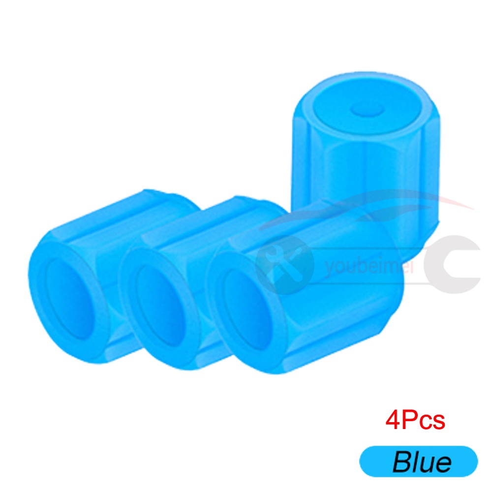 Nắp Van Bánh Xe Phát Sáng Trong Đêm Thông Dụng Cho Xe Hơi Xe Máy