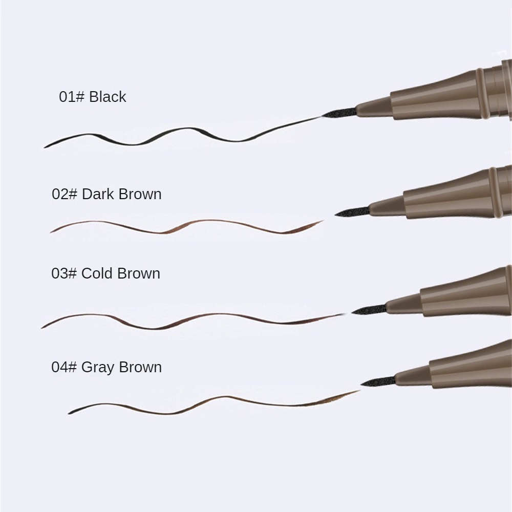 Bút kẻ mắt Bobeini MAFFICK mảnh chống nước chống mồ hôi lâu trôi màu nâu cho người mới