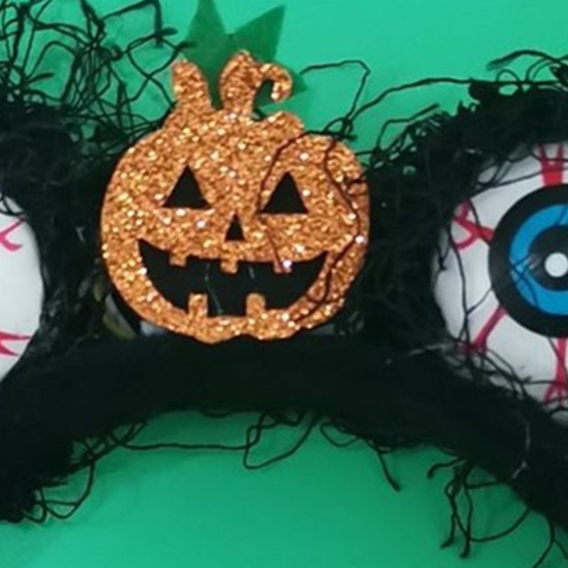 Băng Đô Cài Tóc Hình Bóng Mắt To Tròn Màu Tối Hóa Trang halloween