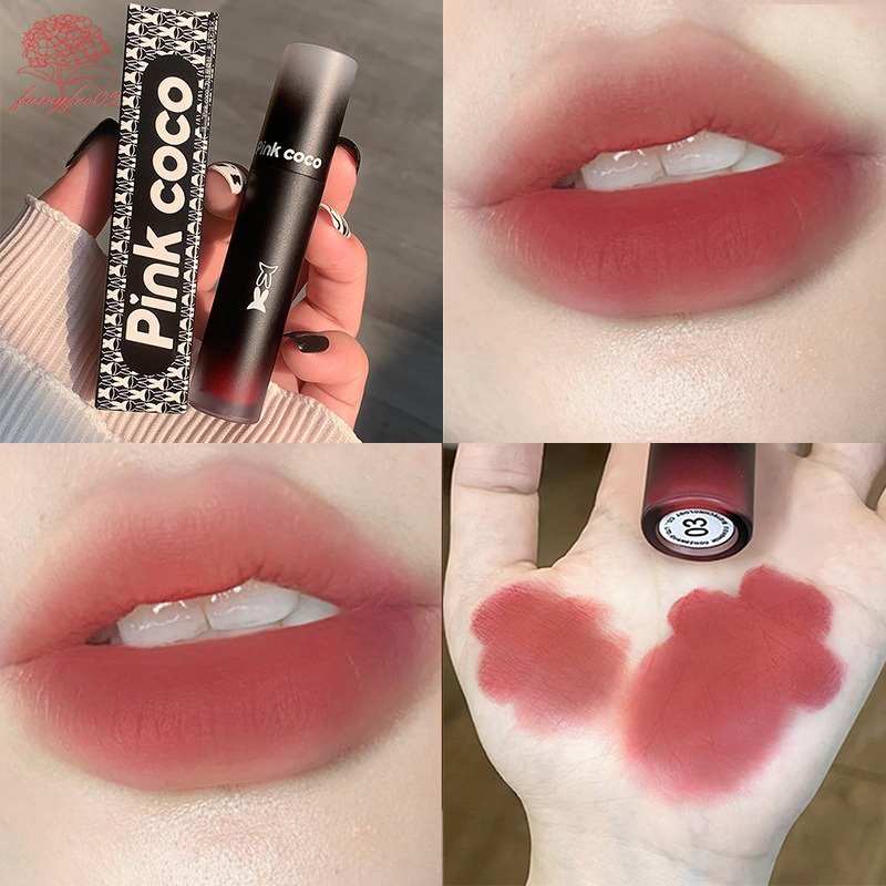 Pink Coco Son Lì Chống Thấm Nước Lâu Trôi