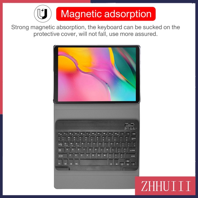 Bàn Phím bluetooth Không Dây Nhiều Màu Sắc Cho samsung galaxy tab a 10.1inch 2019 sm-t510 / t515 pu