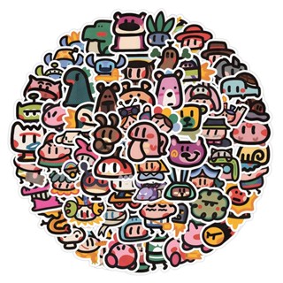 100 Miếng Dán pokemon Dễ Thương Trang Trí Mũ Bảo Hiểm / Xe Đạp