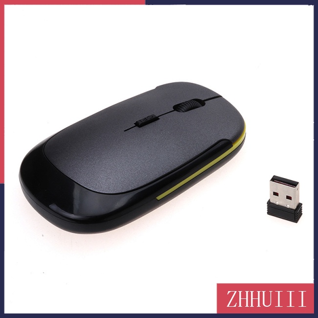 Chuột Không Dây usb 2.0 2.4g Nhận Tín Hiệu Siêu Mỏng Thiết Kế Dễ Thương