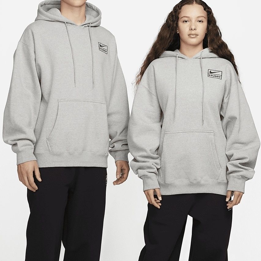 Nk & stu Áo sweater Có Mũ Trùm Phối Nhung Thêu Họa Tiết Cho Nam Và Nữ 2023