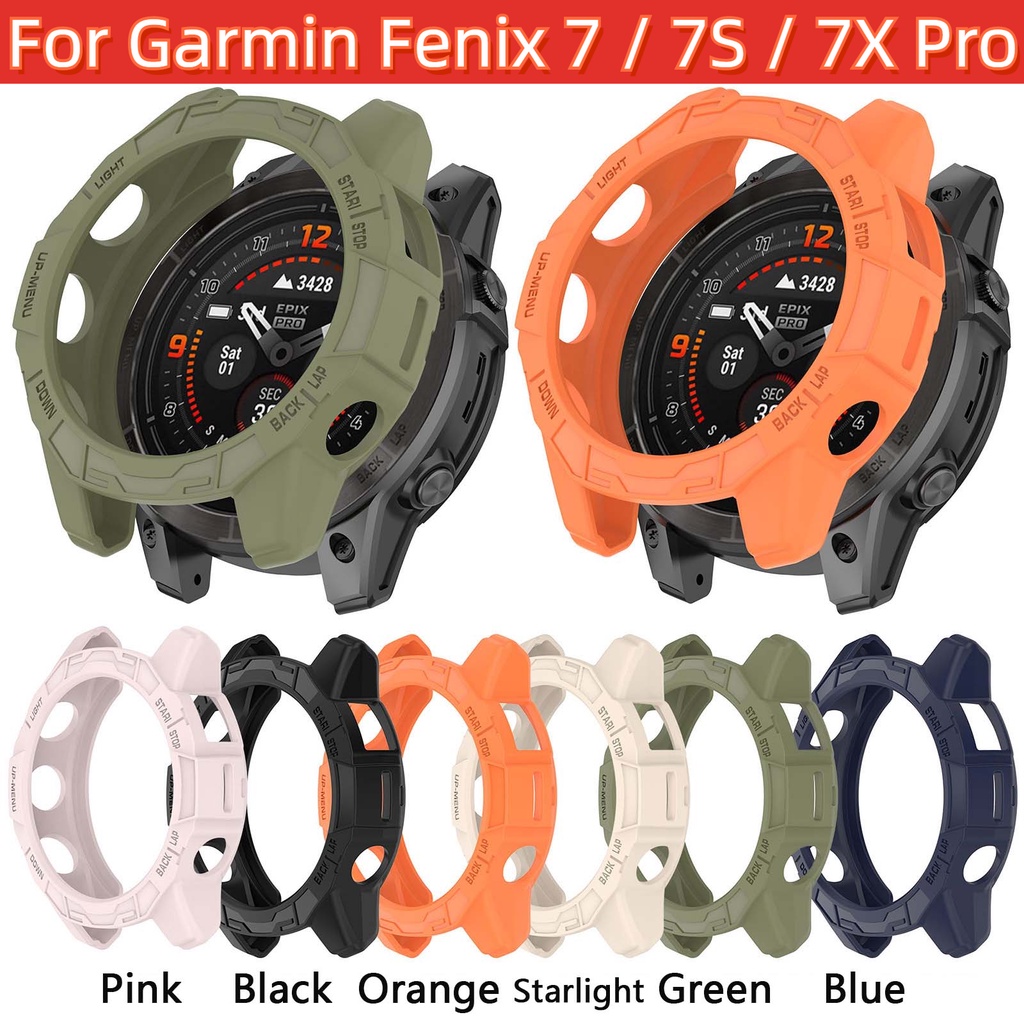 Silicone Ốp Điện Thoại Silicon Chống Rơi Cho garmin fenix 7 7x 7s pro
