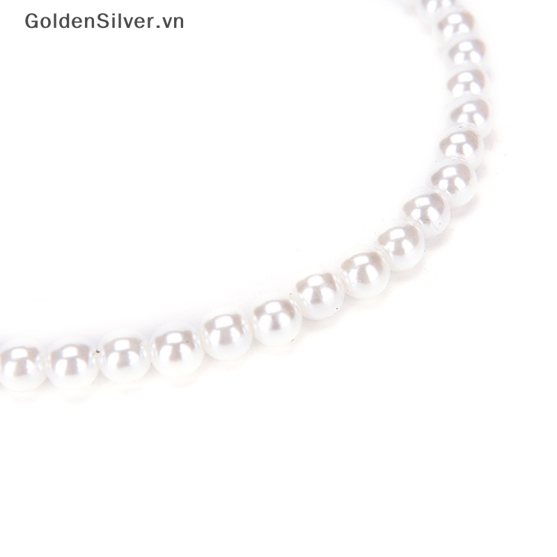 Bộ Trang Sức Gồm Vòng cổ Và Vòng Tay Và Nhẫn Màu Vàng Bạc Đính Hạt Cho Bé Gái vn