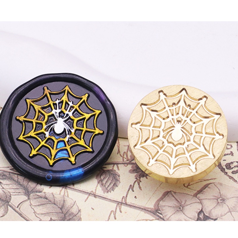 Halloween loạt sáp niêm phong tem bí ngô niêm phong sáp tem thẻ đầu phong bì thiệp mời đám cưới scrapbook