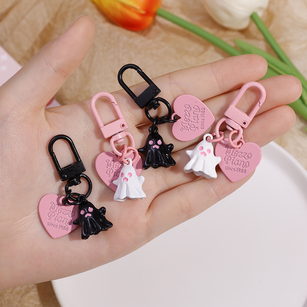 Phụ Kiện Trang Trí Điện Thoại / Chìa Khóa Xe Hơi Hình Ma Quỷ Hoạt Hình Bằng Hợp Kim mini Dễ Thương