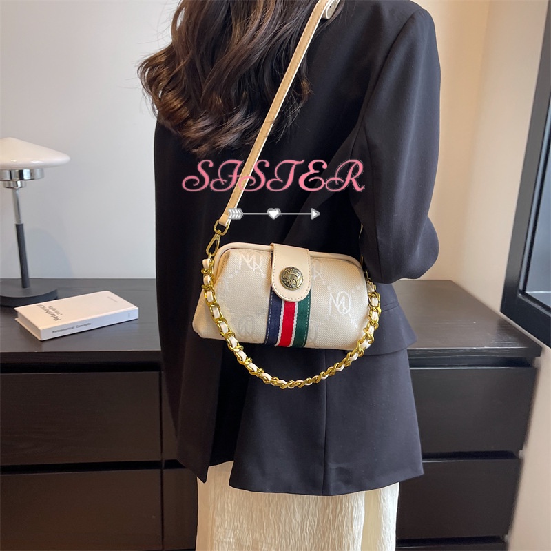 SISTER  Túi đeo chéo Túi Vải nữ 2023 NEW  Korean Style Trendy Thoải mái Thanh lịch L91T19B6 37Z230910