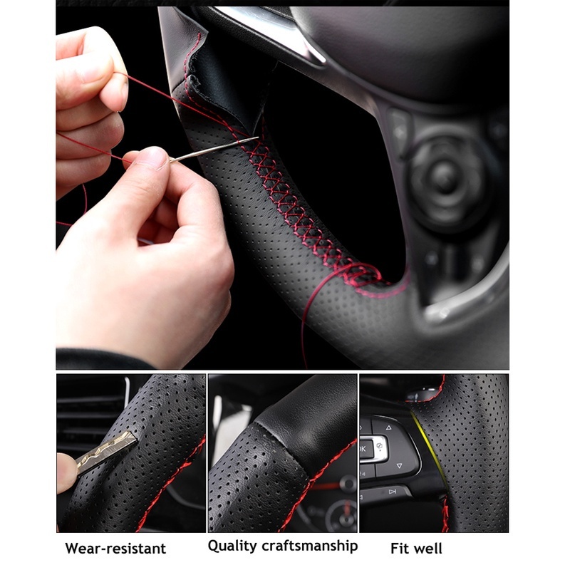 Đen Bọc Vô Lăng Xe Hơi hyundai ix35 2011-2015 tucson 2 2010 2011 2012 2013 2014 2015