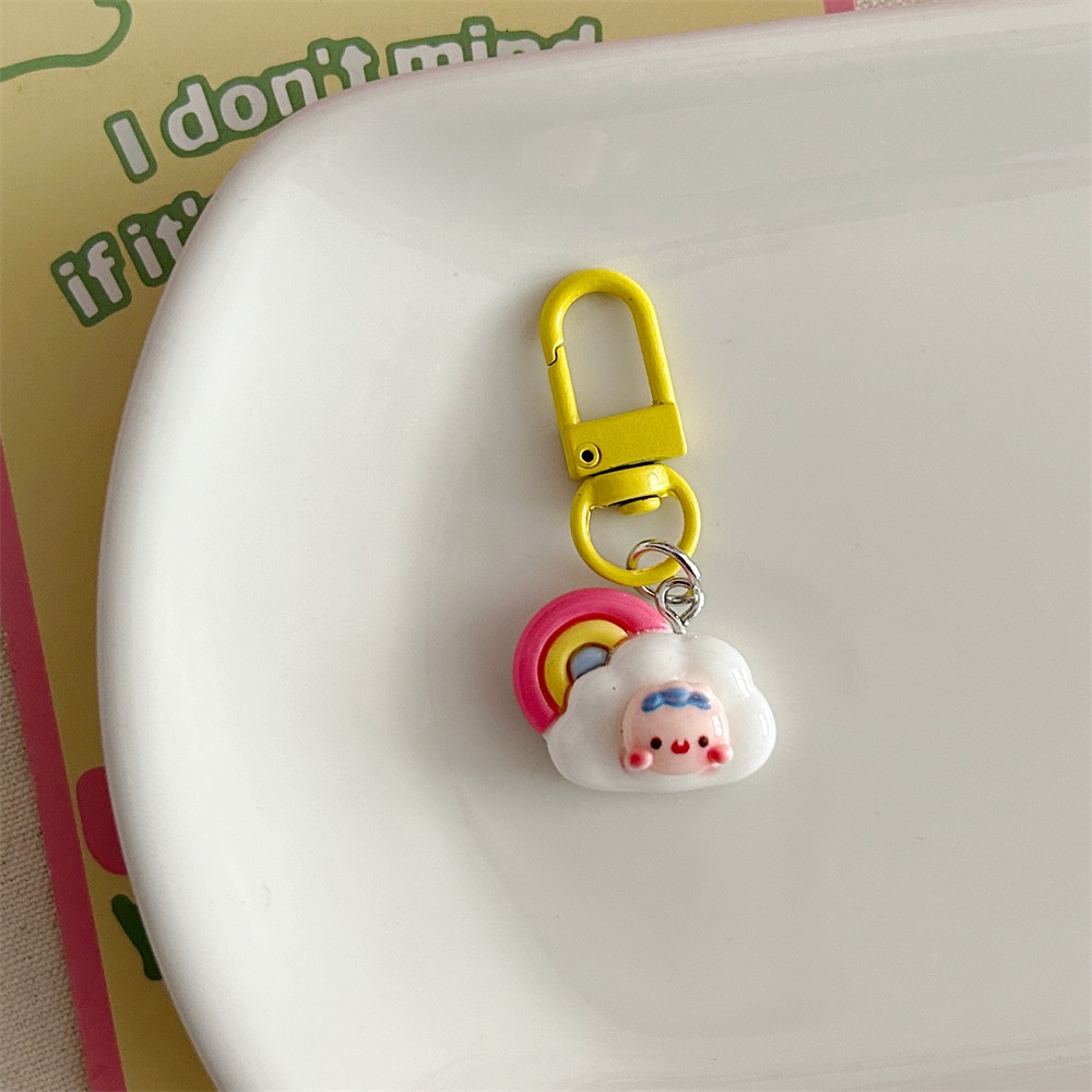 Dễ Thương Vỏ Bảo Vệ Hộp Sạc Tai Nghe Hoạt Hình Mặt Trăng Ngôi Sao Đám Mây Cho Cặp Đôi