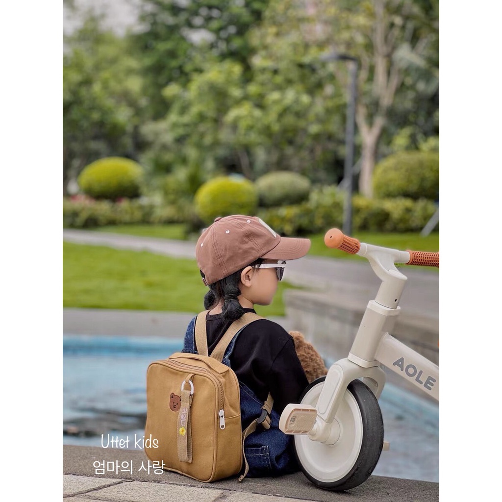 BALO HÌNH GẤU PHONG CÁCH HÀN QUỐC CHO BÉ GÁI VÀ BÉ TRAI RẤT ĐẸP