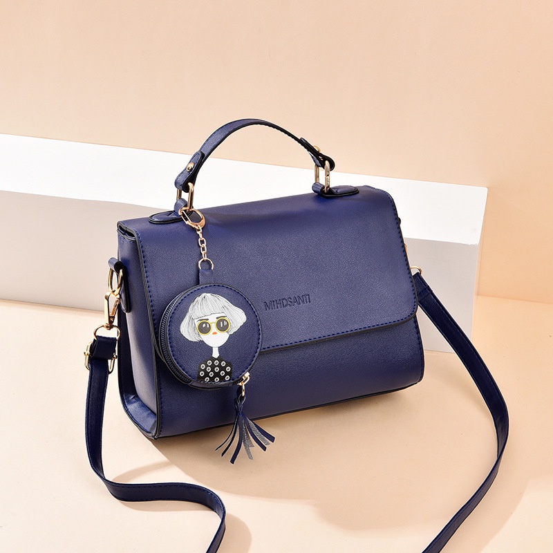 Ielgy Túi Đeo Chéo Vai Hình Vuông Cỡ Nhỏ Phong Cách Hàn Quốc Thời Trang Cho Nữ