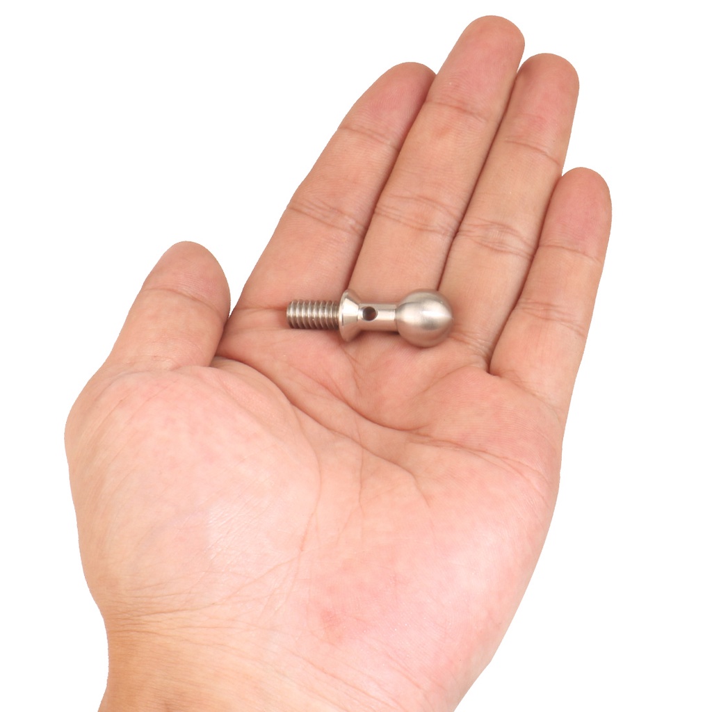 Thanh Nối Dài Bằng Thép Không Gỉ Hai Đầu 12mm Ốc Vít 1 / 4 "Cho Kẹp Màn Hình Máy Ảnh