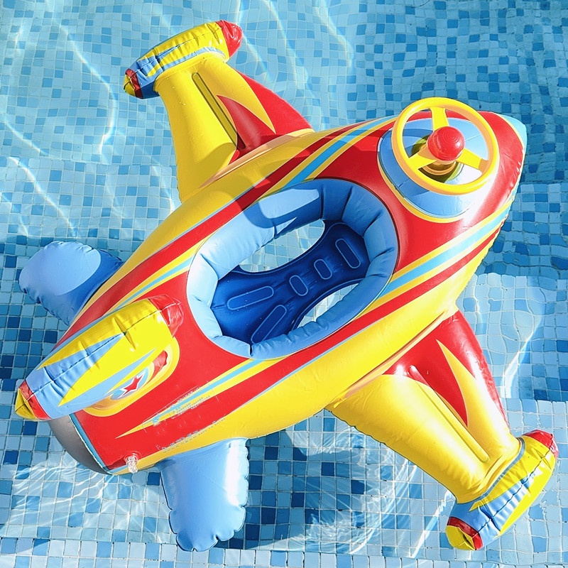 Phao bơi xỏ chân cho bé trai và bé gái có bánh lái họa tiết nghộ nghĩnh phù hợp cho bé từ 1 tuổi đến 6 tuổi