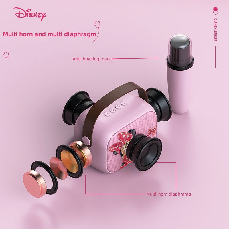 Disney Loa bluetooth Không Dây Kèm Micro Hát karaoke