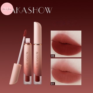 Son kem sữa kakashow nội địa trung màu nhung mờ