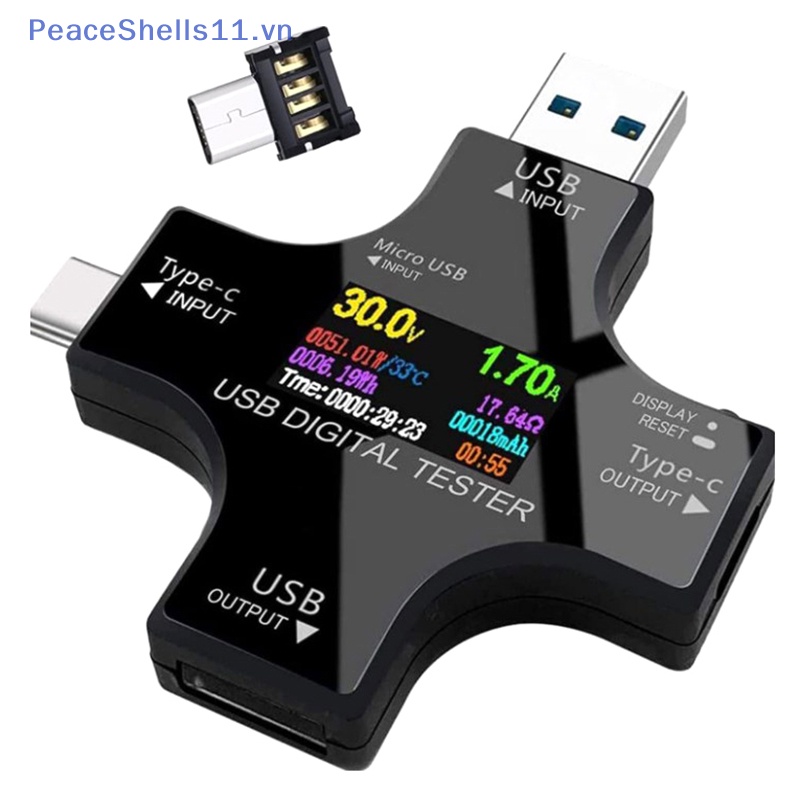 Máy Đo Vôn Kế Kỹ Thuật Số dc dc pd usb Loại c Mới