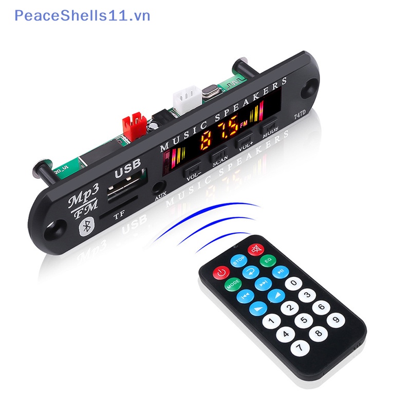 Bảng Mạch Khuếch Đại Tín Hiệu Âm Thanh fm bluetooth 5.0 mp3 usb Mô-Đun aux 3.5 mm Cho Xe Hơi