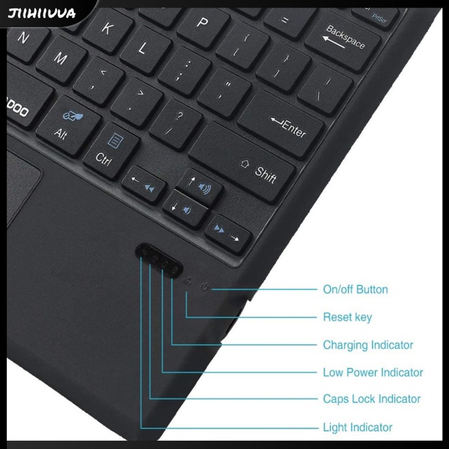 Bàn Phím bluetooth Không Dây Có Đèn Nền Cho microsoft surface go1 / 2 / 3