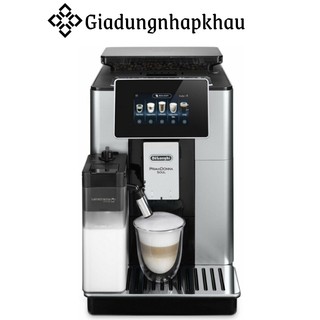Máy pha cà phê tự động delonghi ecam 610.55.sb, máy pha cappuccino, espresso, made in eu, bh 12 tháng, giadungnhapkhau19