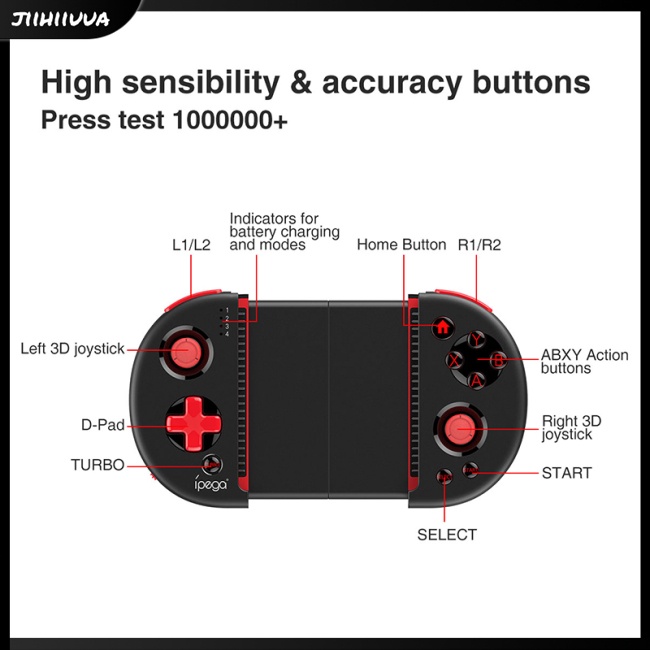 Tay Cầm Chơi game bluetooth Không Dây Cho ipega pg-9087