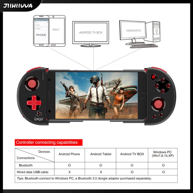 Tay Cầm Chơi game bluetooth Không Dây Cho ipega pg-9087