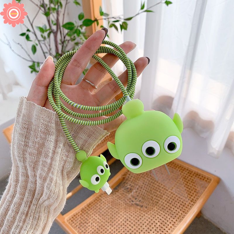 Vỏ Bảo Vệ Hộp Sạc Điện Thoại iphone 50 Kiểu 3d 18w 20w Bằng Silicon Họa Tiết Hoạt Hình disney Dễ Thương Tiện Dụng