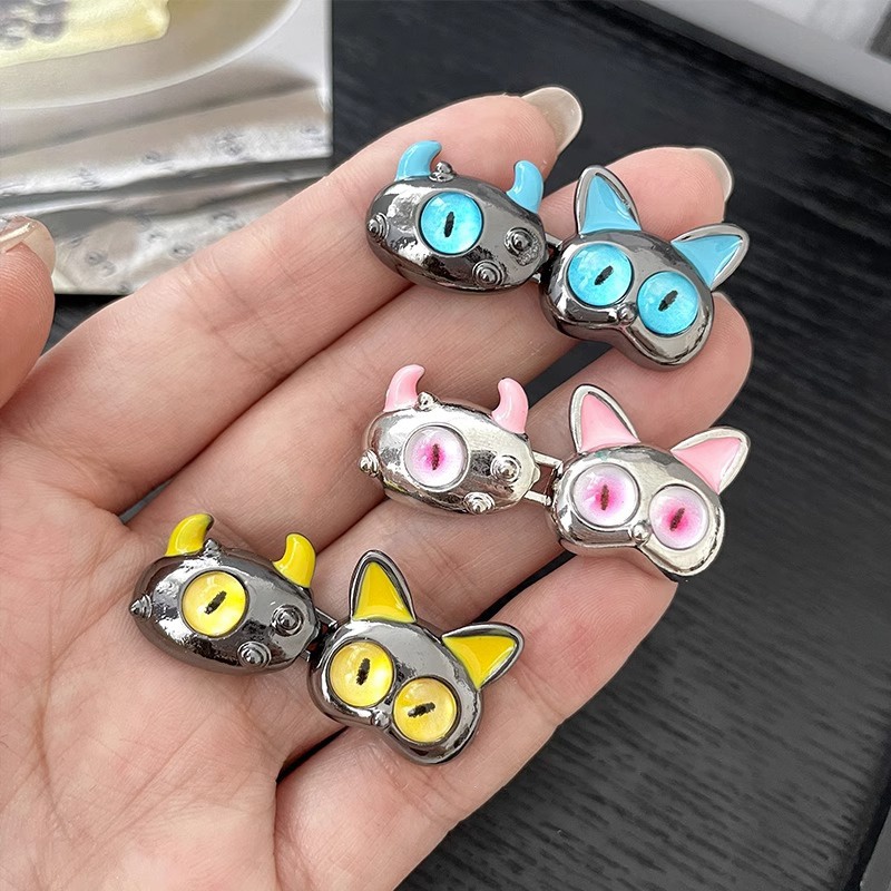Nút Khóa Bằng Hợp Kim Hình Quái Vật Nhỏ Độc Đáo Có Thể Tháo Rời Dùng May Quần Jean Giảm Eo Hoàn Hảo
