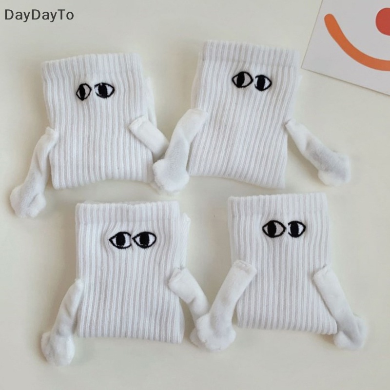 1 Đôi Vớ In Hình Đôi Mắt Hoạt Hình Vui Nhộn Sáng Tạo Thời Trang Cho Cặp Đôi