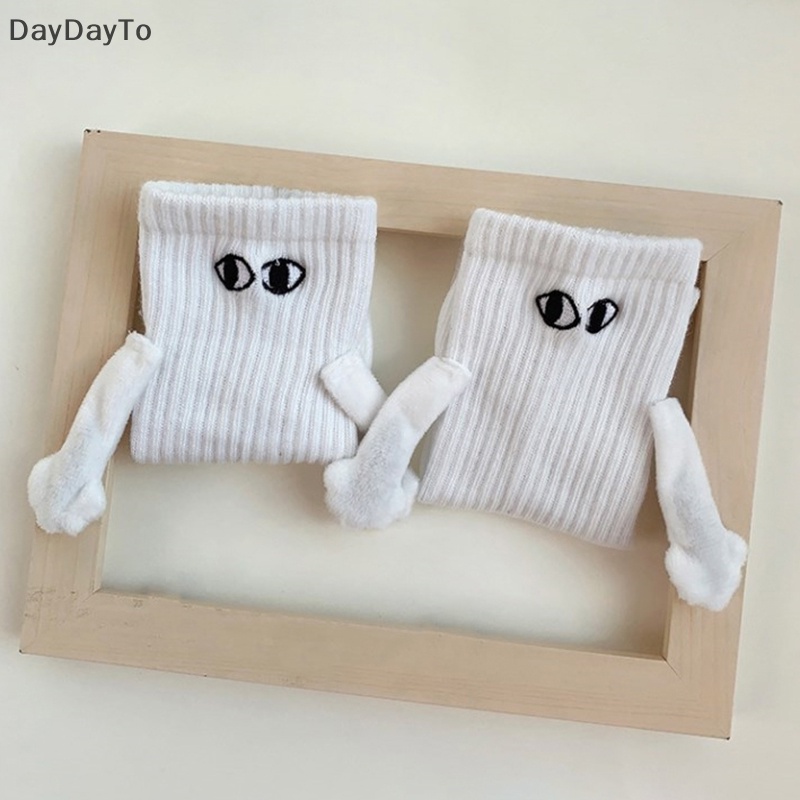 1 Đôi Vớ In Hình Đôi Mắt Hoạt Hình Vui Nhộn Sáng Tạo Thời Trang Cho Cặp Đôi