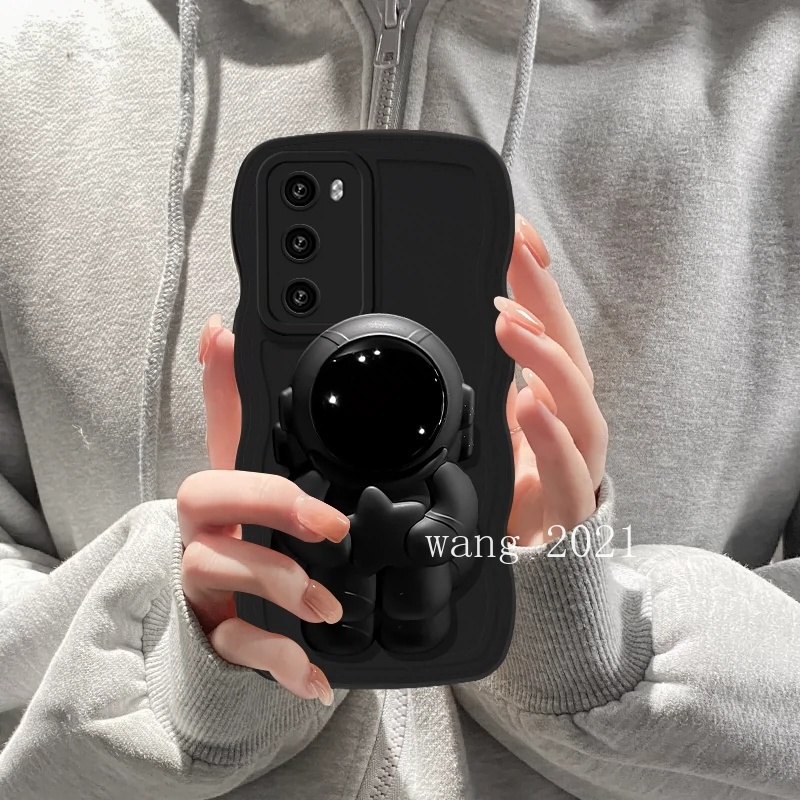 Ốp Điện Thoại silicone Mềm Họa Tiết Phi Hành Gia Có Giá Đỡ Cho vivo v29 5g vivo v29e v29 pro 5g 2023 vivov29 5g