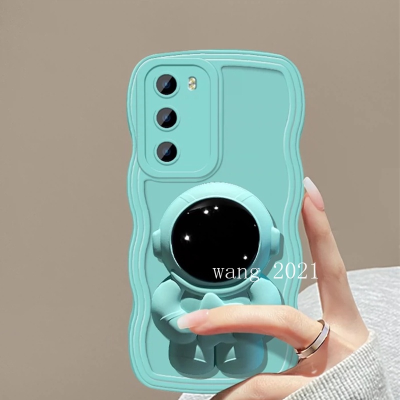 Ốp Điện Thoại silicone Mềm Họa Tiết Phi Hành Gia Có Giá Đỡ Cho vivo v29 5g vivo v29e v29 pro 5g 2023 vivov29 5g