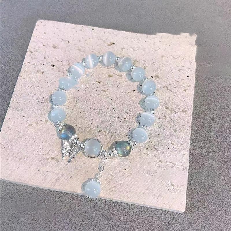 Vòng Đeo Tay Đá Mắt Mèo Thời Trang Thanh Lịch Dành Cho Nữ